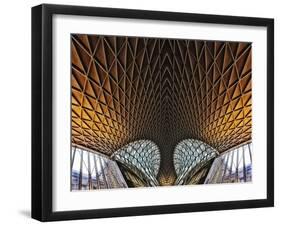 Kings Cross Departure Hall, 2014-Ant Smith-Framed Giclee Print