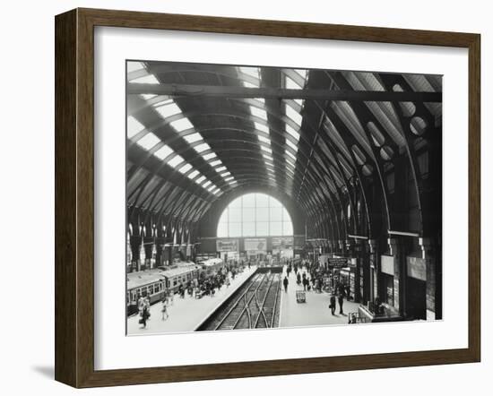Kings Cross Station, Camden, London, 1970-null-Framed Giclee Print