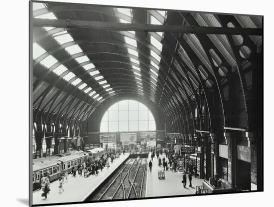 Kings Cross Station, Camden, London, 1970-null-Mounted Giclee Print