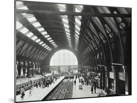 Kings Cross Station, Camden, London, 1970-null-Mounted Giclee Print