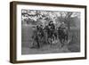 Kings Edward VII of the United Kingdom and Manuel II of Portugal Hunting, 1909-null-Framed Giclee Print