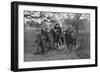 Kings Edward VII of the United Kingdom and Manuel II of Portugal Hunting, 1909-null-Framed Giclee Print