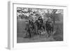 Kings Edward VII of the United Kingdom and Manuel II of Portugal Hunting, 1909-null-Framed Giclee Print