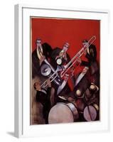 Kings of Jazz Ensemble, 1925-Paul Colin-Framed Giclee Print