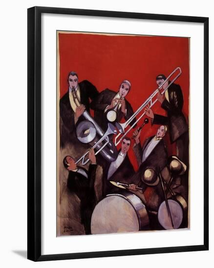 Kings of Jazz Ensemble, 1925-Paul Colin-Framed Giclee Print
