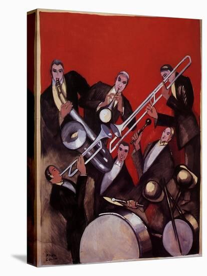 Kings of Jazz Ensemble, 1925-Paul Colin-Stretched Canvas