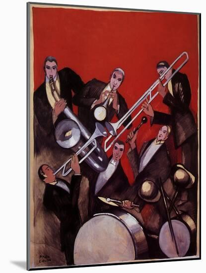 Kings of Jazz Ensemble, 1925-Paul Colin-Mounted Giclee Print