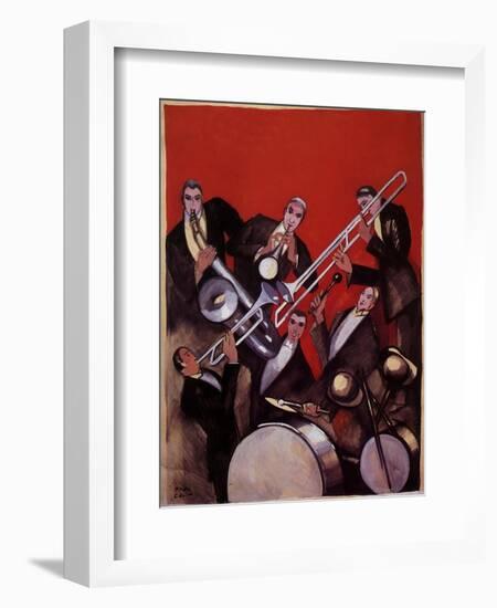 Kings of Jazz Ensemble, 1925-Paul Colin-Framed Giclee Print