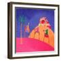 Kings on Camels, 2001-Alex Smith-Burnett-Framed Giclee Print