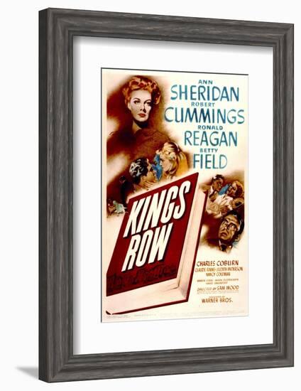 Kings Row - Movie Poster Reproduction-null-Framed Photo