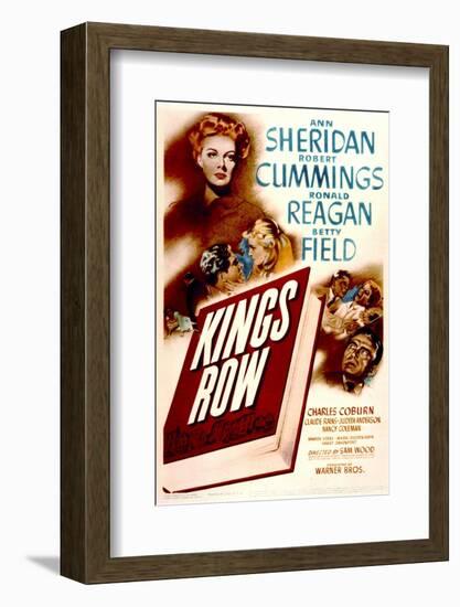 Kings Row - Movie Poster Reproduction-null-Framed Photo