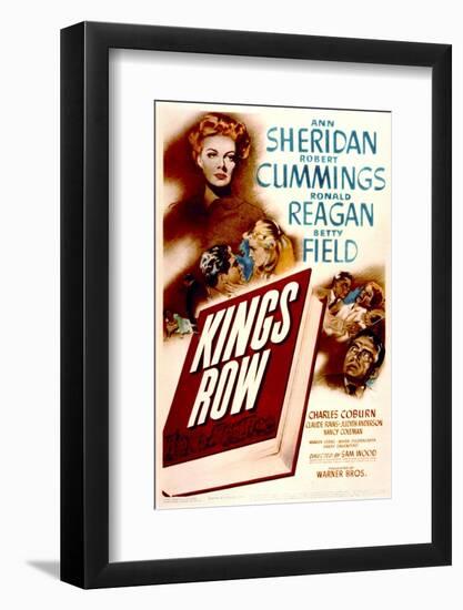 Kings Row - Movie Poster Reproduction-null-Framed Photo