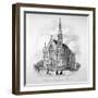 Kingsland Congregational Chapel, Kingsland Road, Hackney, London, 1853-null-Framed Giclee Print