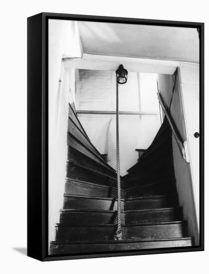 Kingsley's Staircase-null-Framed Stretched Canvas