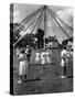 Kingsteignton Maypole-Fred Musto-Stretched Canvas