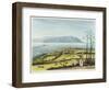 Kingston and Port Royal from Windsor Farm, from 'A Pictureseque Tour of the Island of Jamaica'-James Hakewill-Framed Premium Giclee Print
