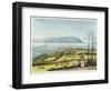 Kingston and Port Royal from Windsor Farm, from 'A Pictureseque Tour of the Island of Jamaica'-James Hakewill-Framed Premium Giclee Print