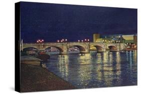 Kingston Bridge, 1993-Isabel Hutchison-Stretched Canvas