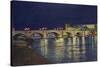 Kingston Bridge, 1993-Isabel Hutchison-Stretched Canvas