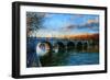 Kingston Bridge 2013-Lee Campbell-Framed Giclee Print