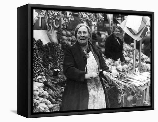 Kingston Mkt, Vegetables-null-Framed Stretched Canvas