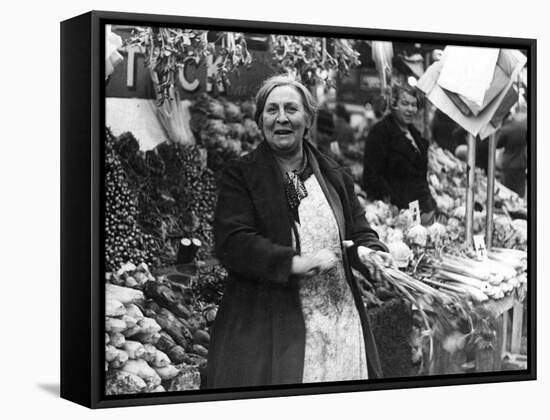 Kingston Mkt, Vegetables-null-Framed Stretched Canvas