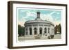 Kingston, New York - Exterior View of the Post Office-Lantern Press-Framed Art Print
