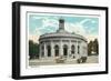 Kingston, New York - Exterior View of the Post Office-Lantern Press-Framed Art Print