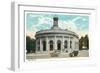 Kingston, New York - Exterior View of the Post Office-Lantern Press-Framed Art Print