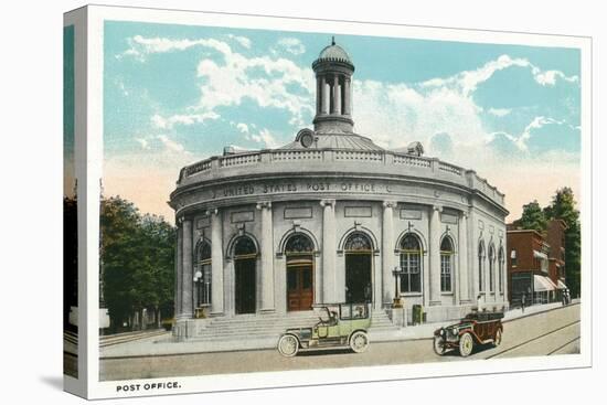 Kingston, New York - Exterior View of the Post Office-Lantern Press-Stretched Canvas