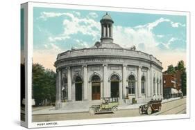 Kingston, New York - Exterior View of the Post Office-Lantern Press-Stretched Canvas