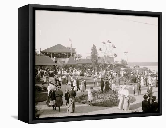 Kingston Point Park, Kingston, N.Y.-null-Framed Stretched Canvas