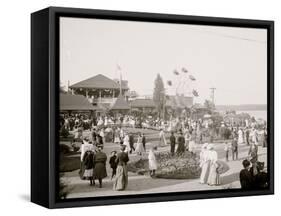 Kingston Point Park, Kingston, N.Y.-null-Framed Stretched Canvas