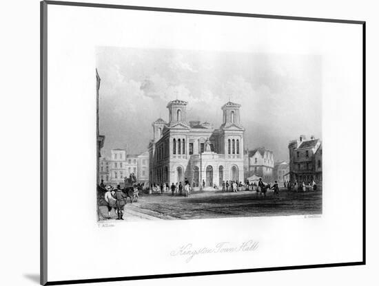 Kingston Town Hall, Surrey, 19th Century-H Griffiths-Mounted Giclee Print