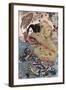 Kinhyoshi Yorin, Hero of the Suikoden, Japanese Wood-Cut Print-Lantern Press-Framed Art Print