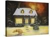 Kinkade's Worst Nightmare Updated X-Leah Saulnier-Stretched Canvas