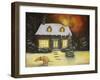 Kinkade's Worst Nightmare Updated X-Leah Saulnier-Framed Giclee Print