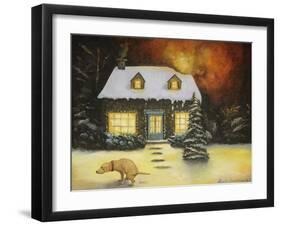 Kinkade's Worst Nightmare Updated X-Leah Saulnier-Framed Giclee Print