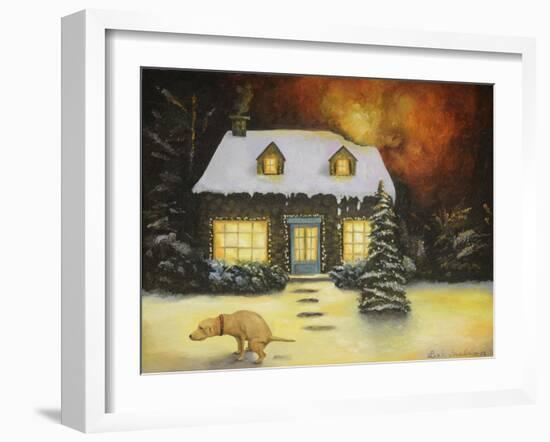 Kinkade's Worst Nightmare Updated X-Leah Saulnier-Framed Giclee Print