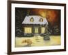 Kinkade's Worst Nightmare Updated X-Leah Saulnier-Framed Giclee Print