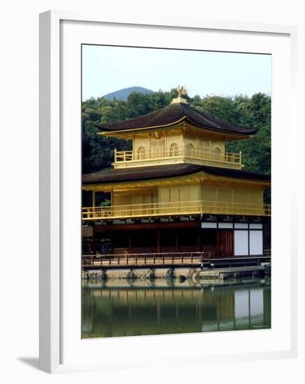 Kinkaku (Golden Pavillion) in the Garden of Rokuon-Ji Temple, Kyoto, Japan-null-Framed Photographic Print