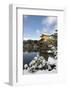 Kinkaku-ji Temple (Golden Pavilion), UNESCO World Heritage Site, in winter, Kyoto, Japan, Asia-Damien Douxchamps-Framed Photographic Print