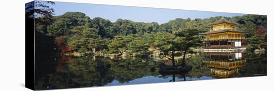 Kinkaku-Ji Temple, Kyoto City, Kyoto Prefecture, Kinki Region, Japan-null-Stretched Canvas