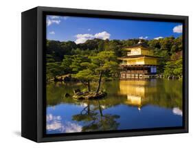 Kinkaku-Ji (Temple of the Golden Pavilion), Kyoto, Japan, Asia-Ben Pipe-Framed Stretched Canvas