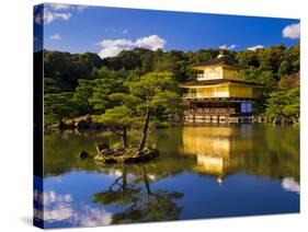 Kinkaku-Ji (Temple of the Golden Pavilion), Kyoto, Japan, Asia-Ben Pipe-Stretched Canvas