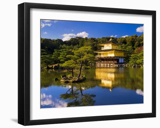 Kinkaku-Ji (Temple of the Golden Pavilion), Kyoto, Japan, Asia-Ben Pipe-Framed Premium Photographic Print