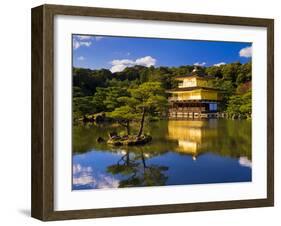 Kinkaku-Ji (Temple of the Golden Pavilion), Kyoto, Japan, Asia-Ben Pipe-Framed Photographic Print