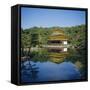 Kinkakuji 'Golden' Temple, Kyoto, Kansai, Japan-Christopher Rennie-Framed Stretched Canvas