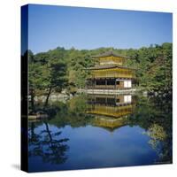 Kinkakuji 'Golden' Temple, Kyoto, Kansai, Japan-Christopher Rennie-Stretched Canvas