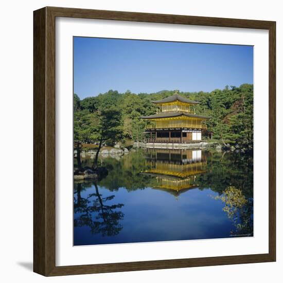 Kinkakuji 'Golden' Temple, Kyoto, Kansai, Japan-Christopher Rennie-Framed Photographic Print